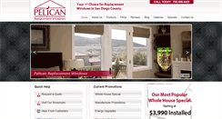 Desktop Screenshot of pelicanreplacementwindows.com