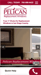 Mobile Screenshot of pelicanreplacementwindows.com